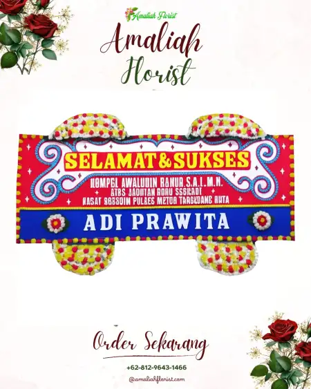 Papan Bunga Ucapan Selamat Krakal